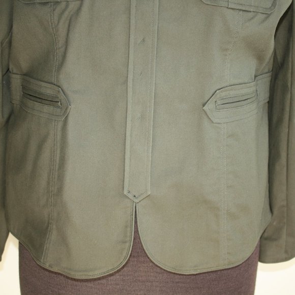 Size 18 Khaki utility Jacket Ricki's NBW Casual Military SPRING jacket - Picture 3 of 7
